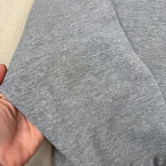 Vintage HIS Crewneck Heather Gray Sweatshirt Made in USA Fleece Russell Athletic - Picture 8 of 10